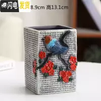 三维工匠多肉绿植陶瓷花盆欧式简约个性盆栽花器小老桩陶瓷花盆高款老桩盆 印彩花盆款F 中等花盆容器