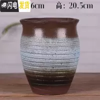 三维工匠宜兴紫砂花盆老桩多肉盆景法师盆栽透气粗陶陶瓷大号盆 菠萝捏口黄三色 大花盆容器