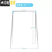 三维工匠伸缩折叠室内落地单杆式不锈钢晾衣架旅行户外晾衣杆 家庭款/YIDEJIA1901
