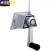 三维工匠配件手摇器升降器 晾衣架手摇器6818 88188806 6818手摇器银色送2个膨胀丝晾衣架配件