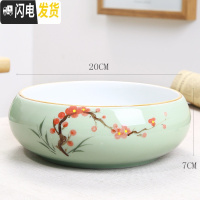 三维工匠清钱铜花盆水仙花睡莲碗莲无孔一叶莲陶瓷室内水培多肉大号 水培24款 中等花盆容器