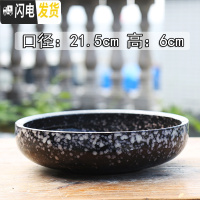 三维工匠多肉花盆大号陶瓷创意简约绿植复古粗陶陶罐植物组合盆栽透气 乳白色满天星(有孔) 大花盆容器