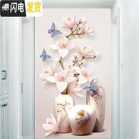 三维工匠2019年新款钻石画满钻带框客厅砖石点半钻十字绣家用小件 满钻兰花[40*65厘米][钻量多加30工具包2套]