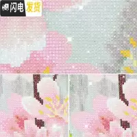 三维工匠2019年新款钻石画满钻带框客厅砖石点半钻十字绣家用小件 满钻兰花[50*80厘米][钻量多加30工具包2套]