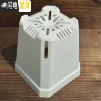 三维工匠加厚小黑方十方7cm10cm彩色塑料多肉花盆加仑盆大号托盘 注:七方混合颜色要备注 中等花盆容器