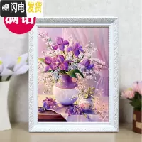 三维工匠餐厅钻石画满钻2019新款5d优雅现代简约钻石绣小幅花瓶十字绣欧式 魔方钻[满钻全贴]30*40厘米494