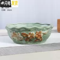 三维工匠多肉大口径花盆大水培碗莲铜钱睡莲盆水仙水培植物水养睡莲荷花 SY-417 无孔水培花盆容器