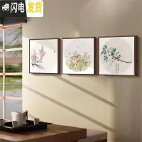 三维工匠十字绣2019新款客厅小幅小件古风小型自己手工丝带秀刺 [中版]荷[满绣棉线50*50厘米]线量多30免费补线