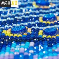 三维工匠钻石画大幅客厅气新款满钻家和万事兴孔雀贴砖2019 [线绣]200*80cm[棉线+精准印花][其他尺寸联十字绣