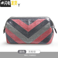 三维工匠欧美时尚化妆包女大容量便携旅行收纳包防水浴兜洗漱包女士