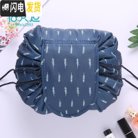 三维工匠旅行大容量洗漱包ins风网红懒人化妆包女超火软布抽绳便携收纳袋收纳包