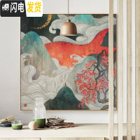 三维工匠十字绣线绣2019新款客厅家用卧室满绣小件卡通大鱼海棠自己绣手工 尺寸50*50厘米/满绣/长绒棉线/送全套工具