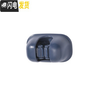 三维工匠无痕挂钩拖把夹卡座厨房挂架免打孔拖把架卫生间粘胶墙壁挂扫把夹 深蓝
