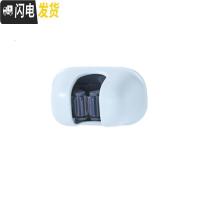 三维工匠无痕挂钩拖把夹卡座厨房挂架免打孔拖把架卫生间粘胶墙壁挂扫把夹 浅蓝