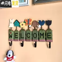 三维工匠美式乡村复古玄关挂衣钩壁挂客厅服装店铺墙壁上挂衣架钥匙挂钩 绿色
