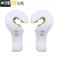 三维工匠汽车座椅背挂钩创意多功能隐藏式车载挂钩车内用品后座靠背小挂勾 普通版白色一对装