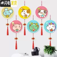 三维工匠十字绣2019新款小件简单线绣十二生肖刺绣新手初学 十字绣-[生肖猴-35*35cm-背景不绣]送玻璃相框+流苏