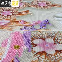 三维工匠5d钻石画2019年新款客厅卧室水晶钻十字绣满钻三联手 异形满钻三幅尺寸[150*70cm]免费补钻[玉雕天鹅]