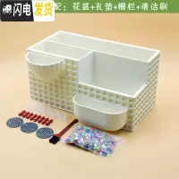 三维工匠创意个性多肉盆北欧风多肉植物花盆肉肉盆树脂塑料长方形大号 花盆+彩石+小赠品(无托盘) 大花盆容器