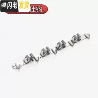 三维工匠拖把挂钩免打孔304不锈钢阳台卫生间壁挂厕所扫帚拖布夹无痕粘钩 灰色-4夹5钩