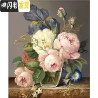 三维工匠十字绣2019新款线绣客厅小件小幅卧室花卉简约现代自己绣手工满绣 [钻石画]贴钻满钻60*80CM