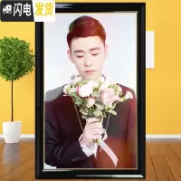 三维工匠小辫儿张云雷照片十字绣定做定制钻石画新款简单刺绣客厅挂画抱枕 110CM十字绣要哪个图备注