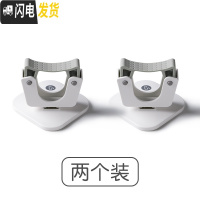 三维工匠卫生间挂拖把抖音墩布扫帚收纳免钉免打孔壁挂式扣挂钩拖把夹 拖把+扫把2个装