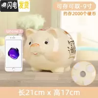 三维工匠储蓄大号只进不出不可存可取大人用可爱男女孩儿童家用金猪存钱罐 9寸:长21CM,宽17CM储蓄罐