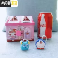 三维工匠小房子365天存钱罐不可取儿童女孩公主粉创意男孩防摔带锁储钱罐 粉红色存500个硬币左右储蓄罐