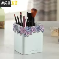 三维工匠遥控器收纳盒美式客厅木质茶几小木盒办公室桌面笔筒遥控板整理盒
