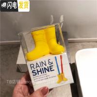 三维工匠可以发货~牙刷架雨鞋造型可爱硅胶雨靴牙刷架~保持牙杯干净卫生