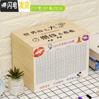 三维工匠存钱罐不可取创意存钱大人箱大容量网红家用365天储钱罐只进不出 大号-原木色-世界那么大储蓄罐