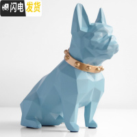 三维工匠ins现代北欧熊仔存钱罐储蓄罐小熊硬币储存罐创意儿童生日 小狗存钱罐[蓝色]