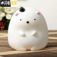 三维工匠存钱罐创意可爱卡通儿童防摔储蓄罐男孩女孩女生储钱罐生日女 中号:A白熊款偏小