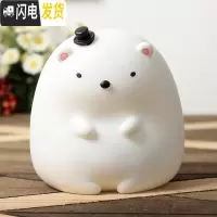 三维工匠存钱罐创意可爱卡通儿童防摔储蓄罐男孩女孩女生储钱罐生日女 中号:A白熊款偏小