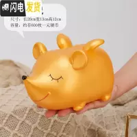 三维工匠存钱罐儿童防摔大容量储蓄罐纸币硬币零钱新年小礼品 飞天金鼠