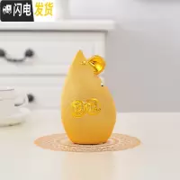 三维工匠金鼠存钱罐可爱储蓄罐家居摆件十二生肖鼠创意2020鼠年吉祥物 小号鼠01-1
