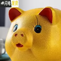 三维工匠小金猪存钱罐儿童储蓄罐大容量陶瓷储钱罐不可取大人家用只进不出 28CM(两只装)可取款