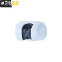 三维工匠挂钩拖把夹收纳卫生间后粘钩免打孔厨房挂架扫把夹壁挂 浅蓝