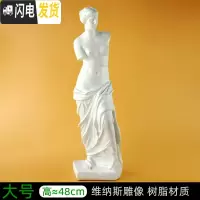三维工匠经典像 文艺塑摆件 大卫小卫头像 笔筒 插花花瓶 艺术桌摆 维纳斯全身像大号(头顶无孔)