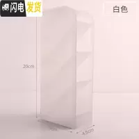三维工匠创意时尚斜插式笔筒收纳盒女摆件少女心多功能学生文具用品韩国小清新简约办公室摆设筒大容量装笔的笔 北欧透明-1个装
