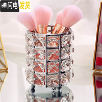 三维工匠笔筒创意时尚可爱桌面摆件多功能收纳盒办公学生简约个性ins北欧 银色刷筒