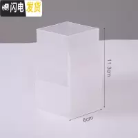 三维工匠创意斜插笔筒女ins时尚可爱文具收纳盒桌面摆件摆设多功能简约笔桶透明亚克力少 三格笔筒-透明.(送5支中性笔).