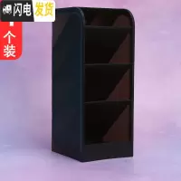 三维工匠创意斜插式笔筒文具收纳笔桶时尚可爱少女ins收纳盒大容量桌面学生文具放笔的筒北欧个性简约风摆件 大号/黑色-1个