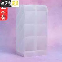 三维工匠创意斜插式笔筒文具收纳笔桶时尚可爱少女ins收纳盒大容量桌面学生文具放笔的筒北欧个性简约风摆件 小号/白色-2个