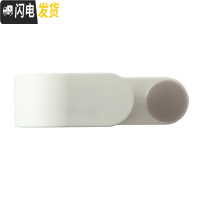 三维工匠浴室拖把架壁挂收纳免打孔拖布夹子挂钩粘钩放强力无痕卡扣贴 圆点挂钩款白色1个装(第2件半价)