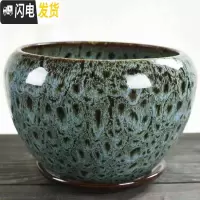 三维工匠蝴蝶兰花盆陶瓷家用简约大号特大带托盘绿萝吊兰多肉花盆 S1苹果QKL单个 中等花盆容器