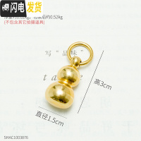 三维工匠北欧风格家居客厅口创意装饰品墙上挂钩壁挂个性铜钥匙收纳架 金色葫芦吊坠