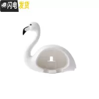 三维工匠牙刷置物刷牙杯挂墙式壁挂免打孔吸壁挂架收纳架浴室创意牙缸漱口 白色牙具座