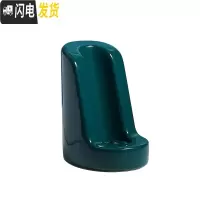 三维工匠美式电动牙刷架座陶瓷放电动牙刷底座置物架台面收纳沥水底座创意 (新)森绿色收藏加购送无痕钩